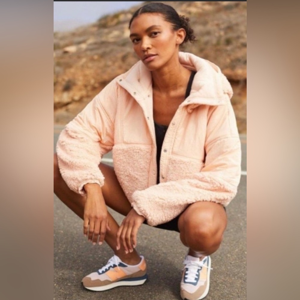 Free People Sherpa/Fleece Jacket - Picture 2 of 13